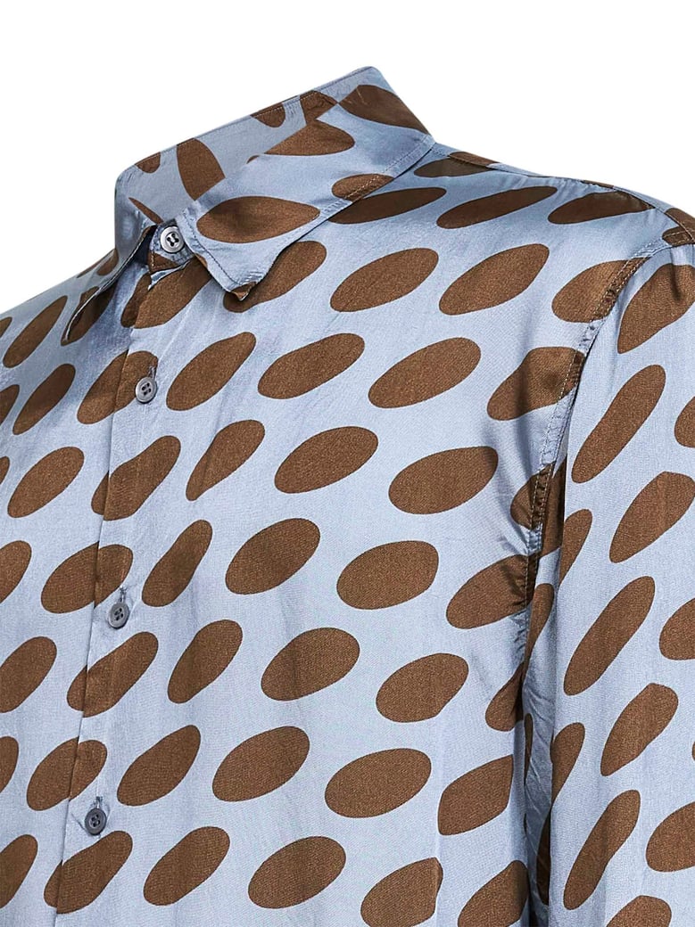 shirt soft ellipses cupro multicolour by Selfnex