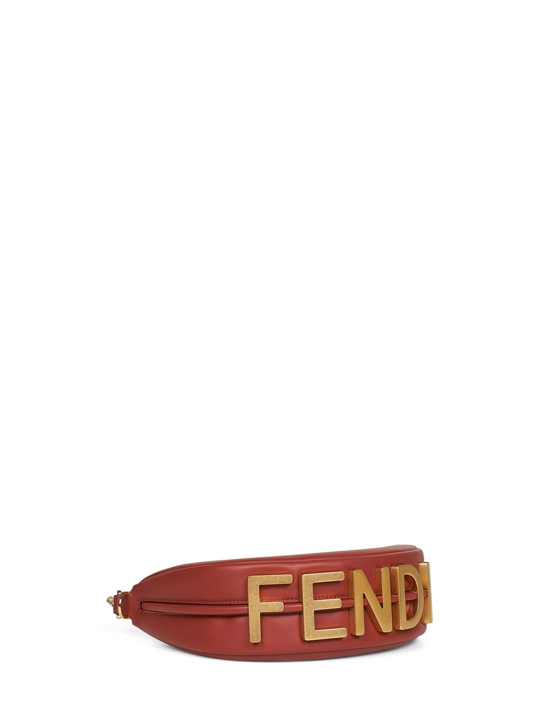 brown fendigraphy mini bag by Selfnex