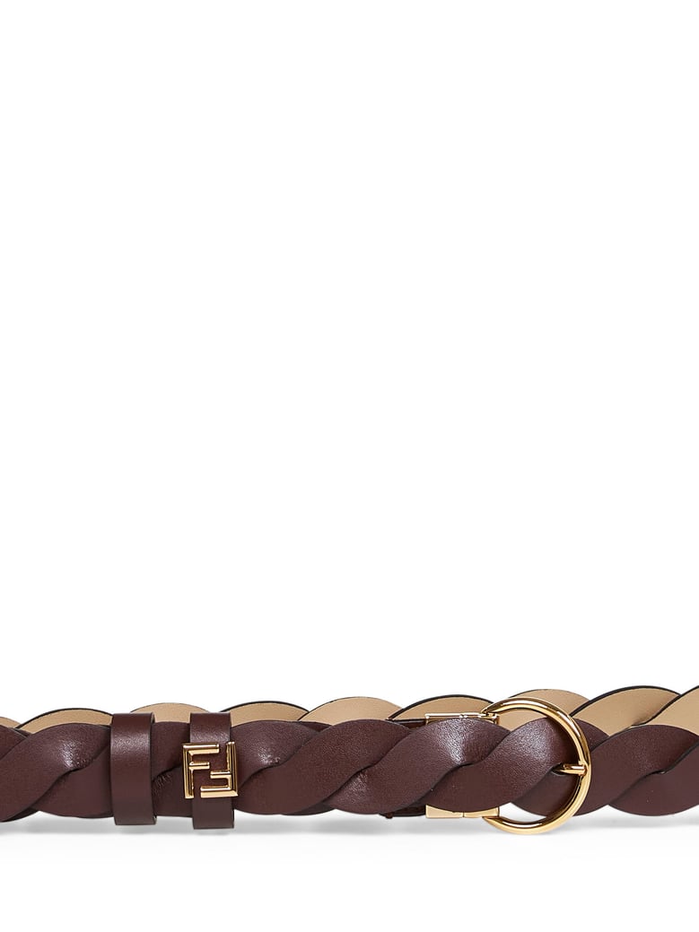 belt ff woven reversible mahogany/cappuccino by Selfnex