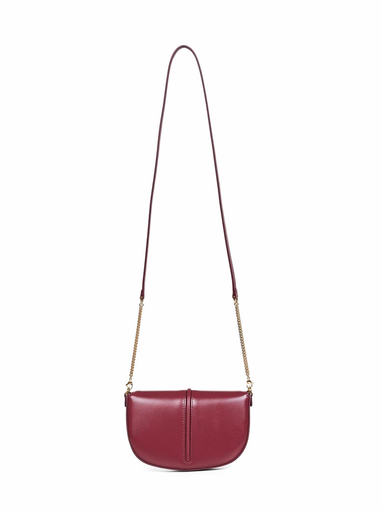 burgundy fendigraphy wallet on chain by Selfnex