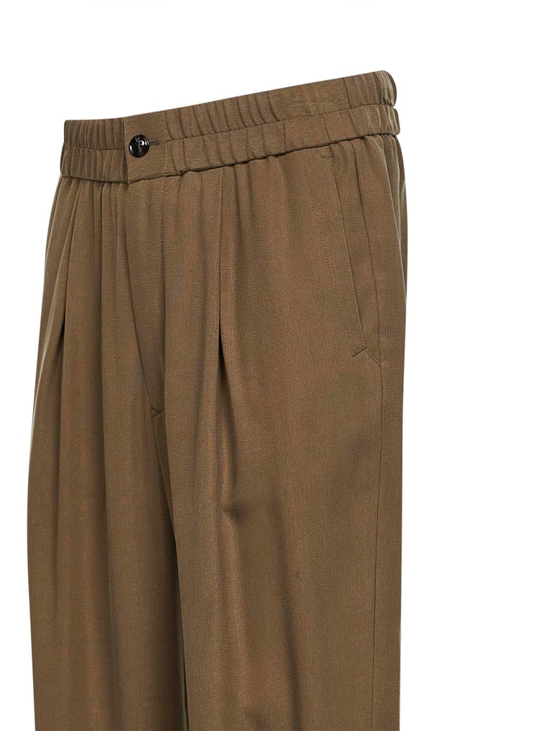 trousers asv cupro natté green by Selfnex