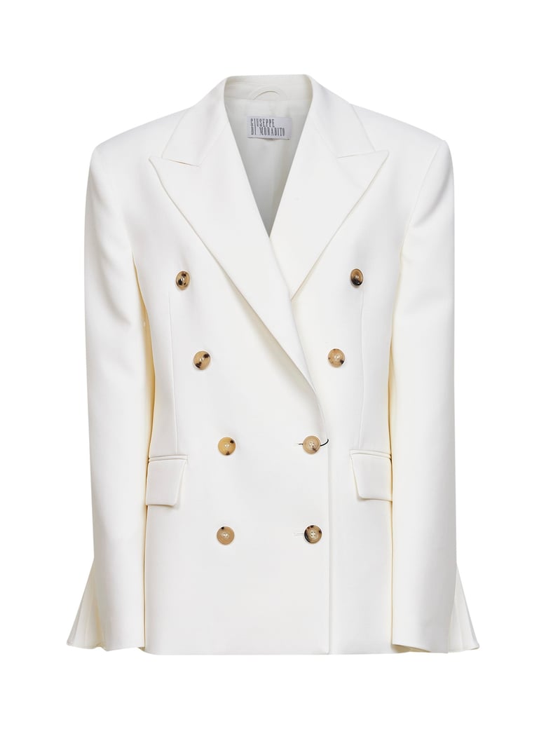 double-breasted virgin wool blazer by Selfnex