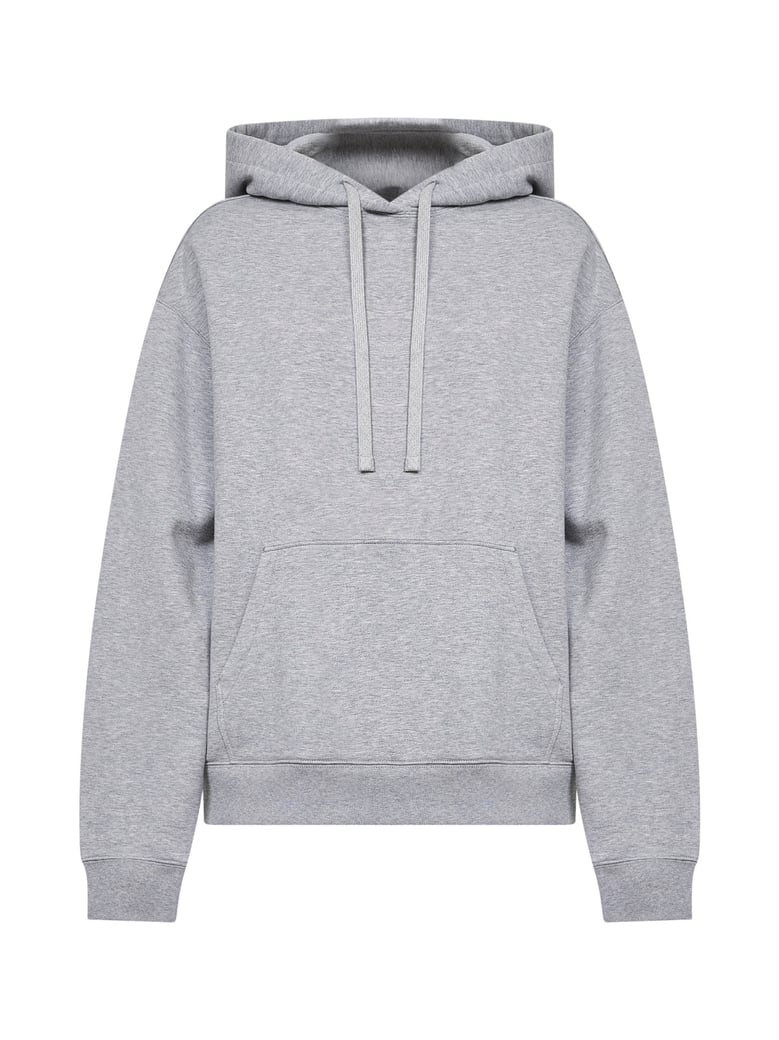 cotton hoodie with pleated insert by Selfnex
