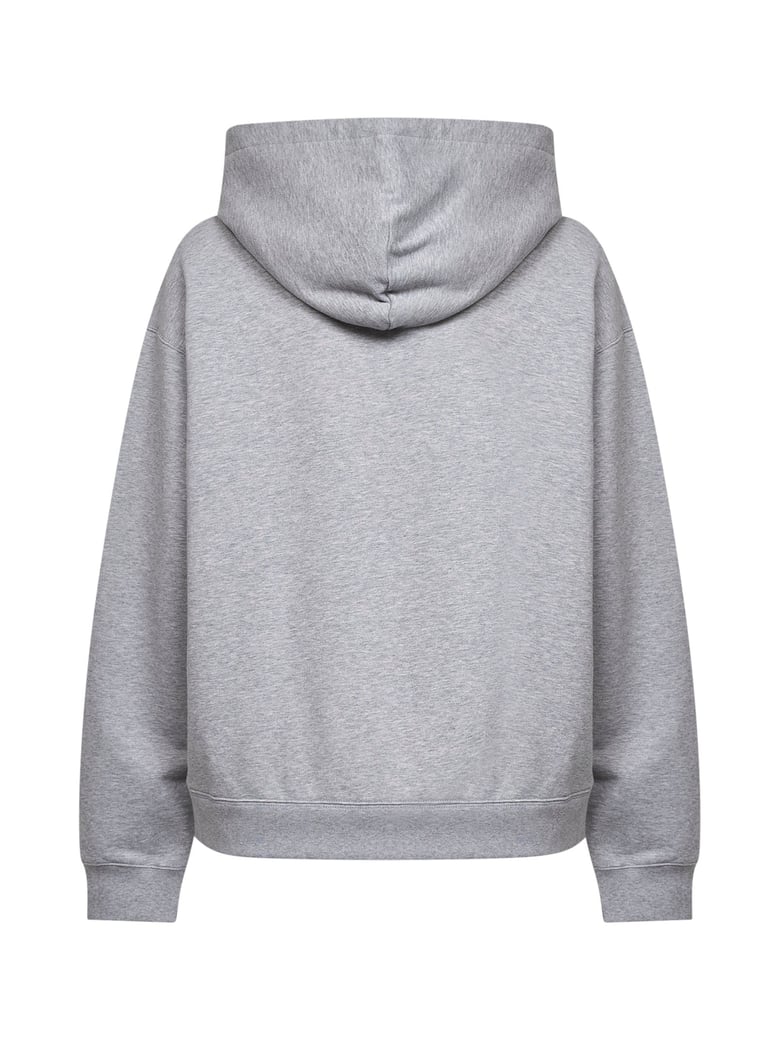 cotton hoodie with pleated insert by Selfnex