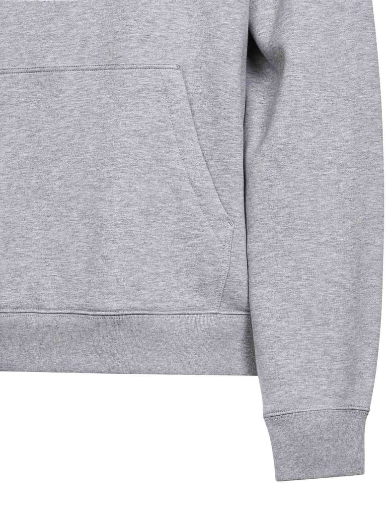 cotton hoodie with pleated insert by Selfnex