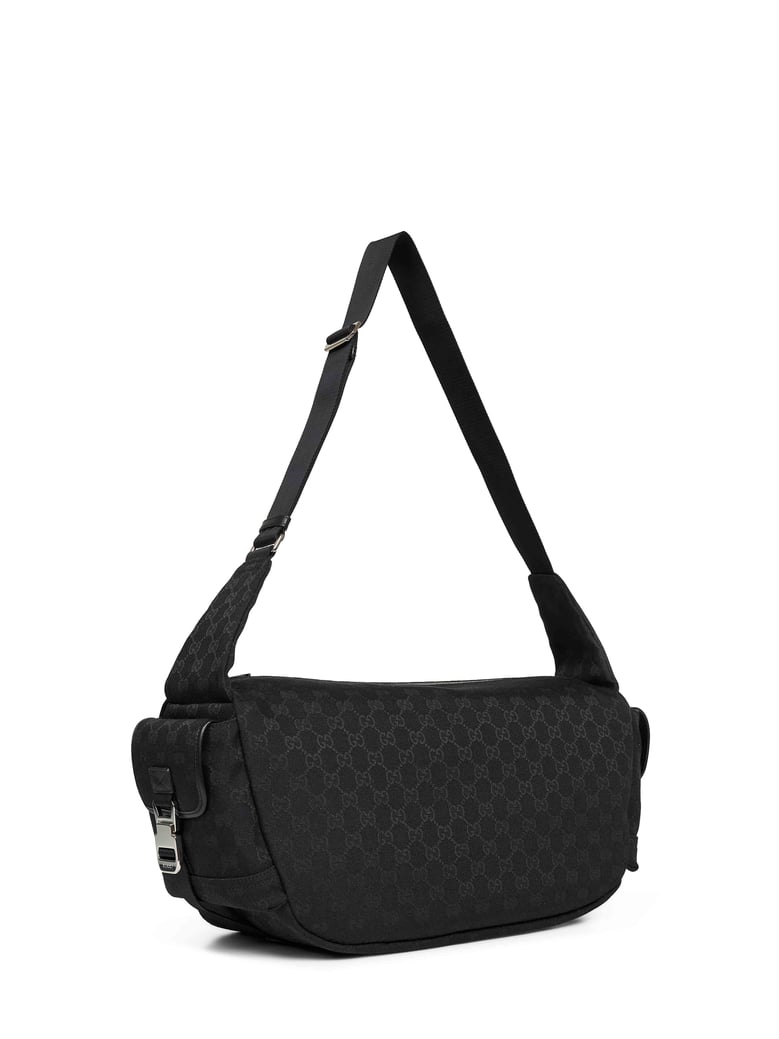 black large crossbody bag by Selfnex
