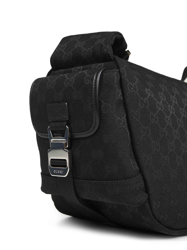 black large crossbody bag by Selfnex
