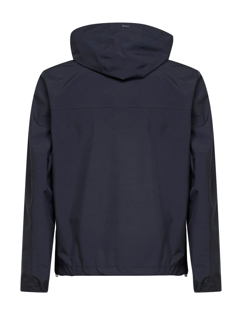hooded windstopper jacket blue by Selfnex