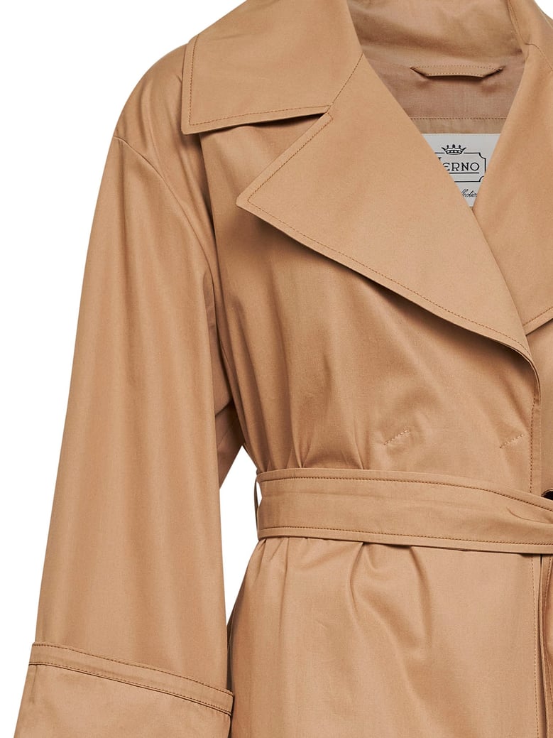 raincoat cotton gabardine camel by Selfnex