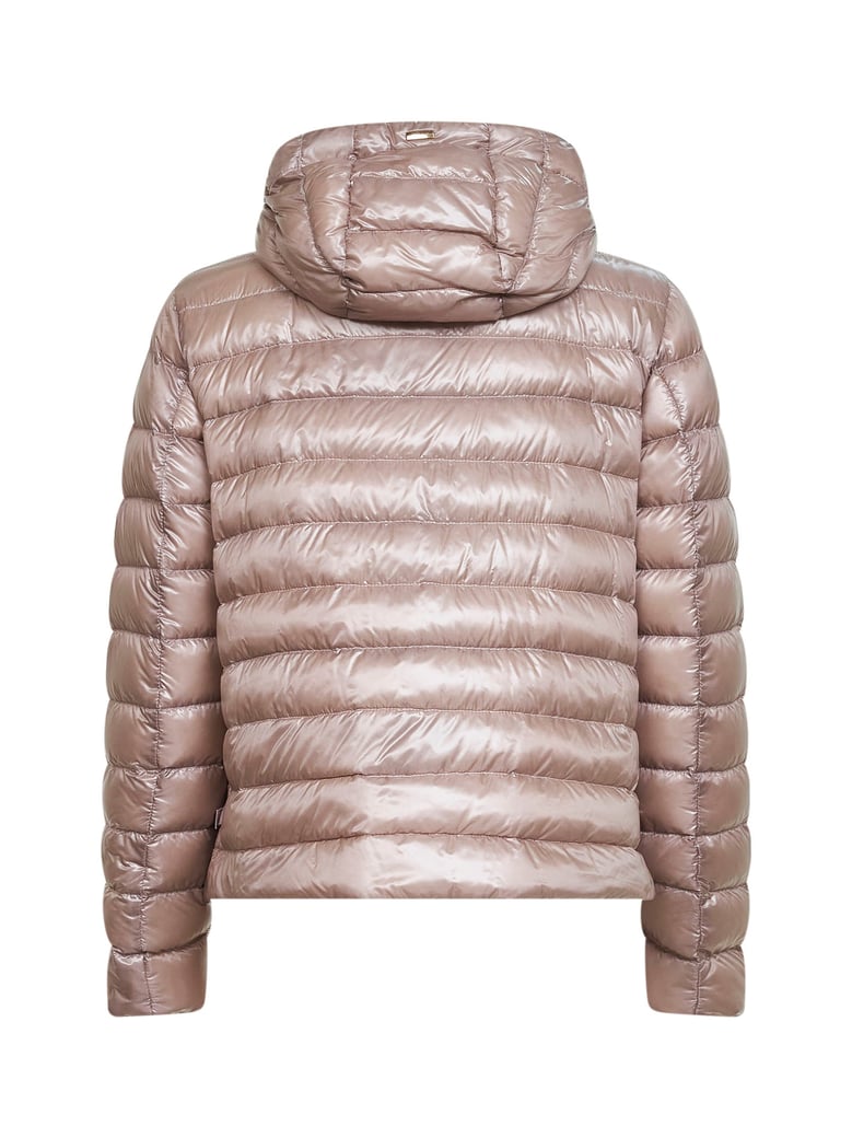 hooded jacket ultralight nylon powder pink by Selfnex