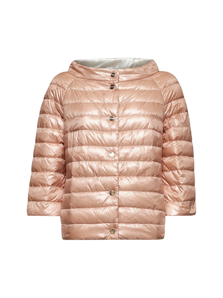 ultralight nylon reversible cape, pink by Selfnex