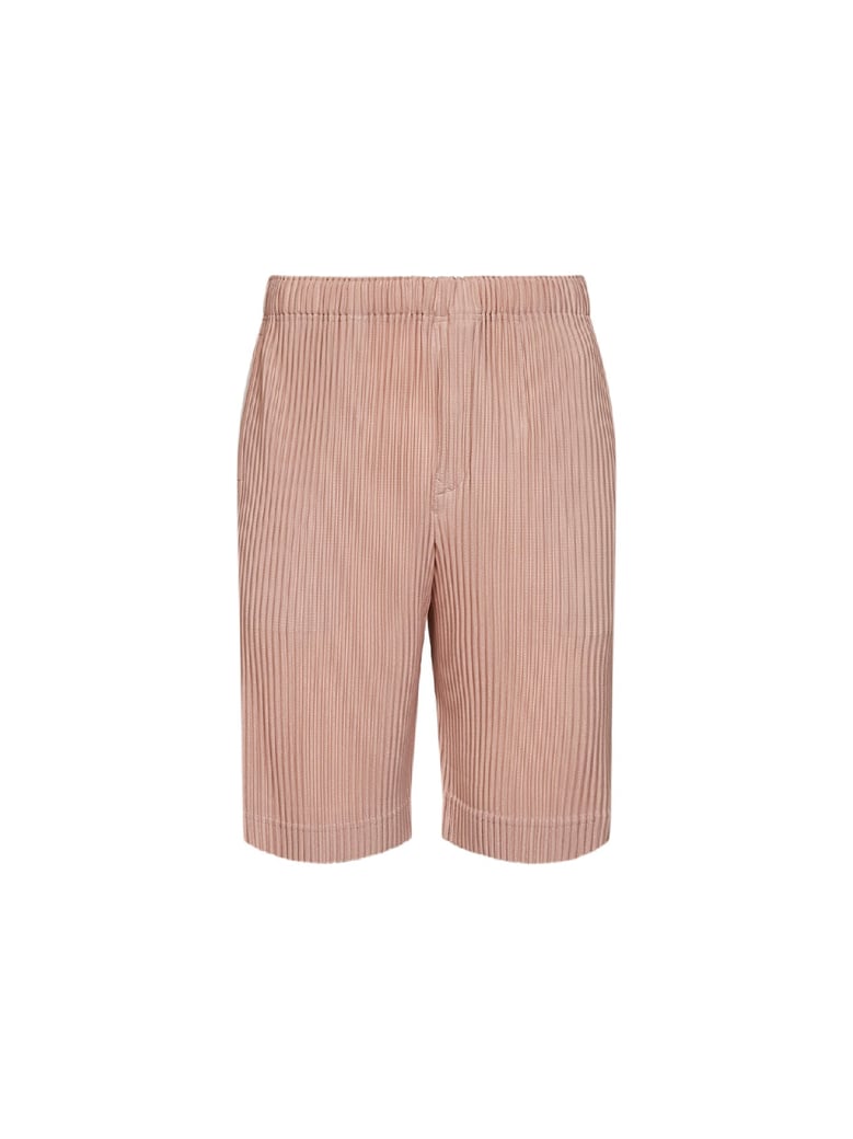 bermuda shorts pleats 2 pink by Selfnex