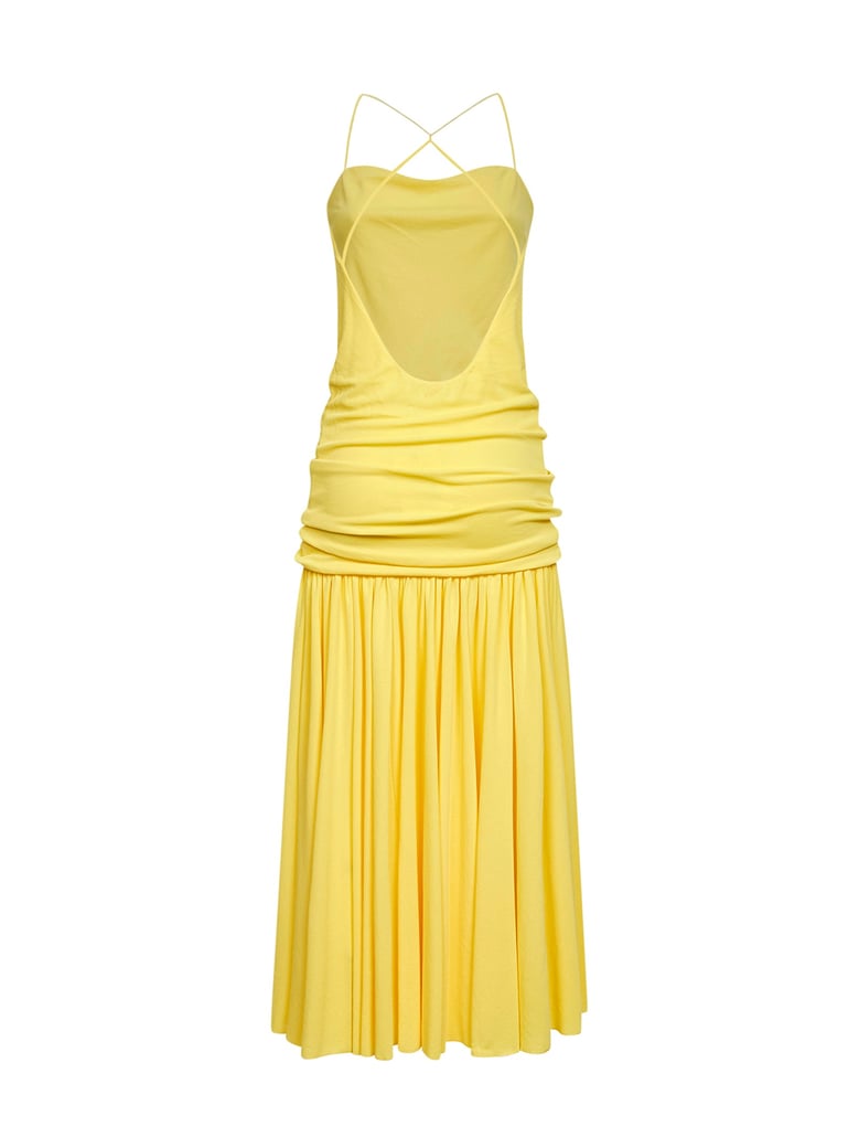 dress the abiha yellow by Selfnex
