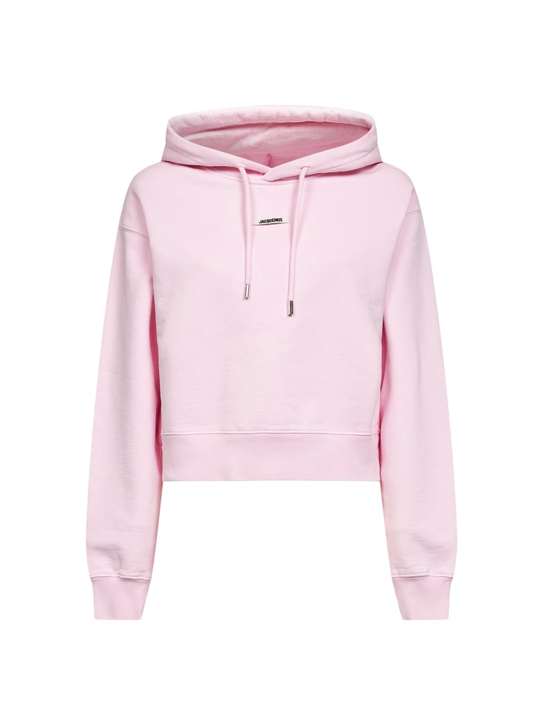 pink gros grain hoodie by Selfnex