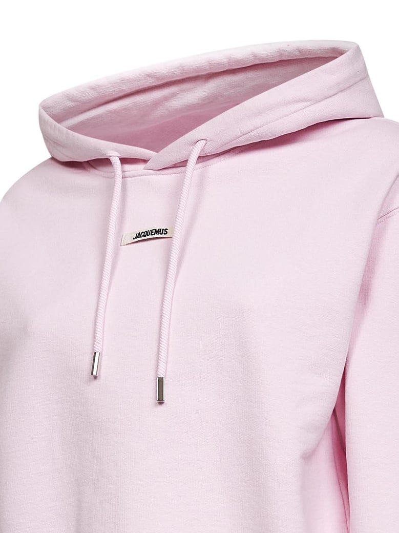 pink gros grain hoodie by Selfnex
