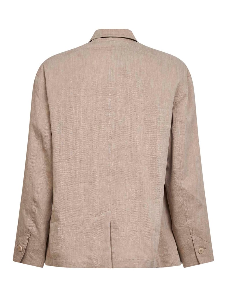 unstructured jacket the pastro beige by Selfnex