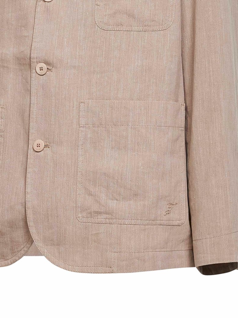 unstructured jacket the pastro beige by Selfnex