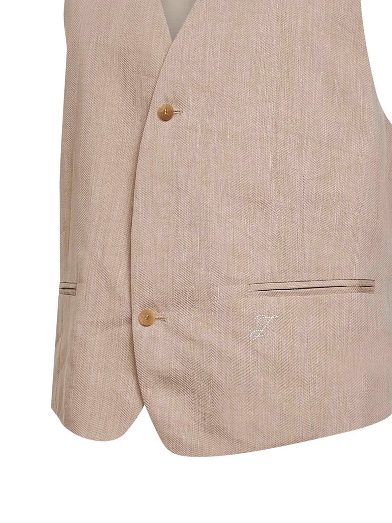 waistcoat the paysan beige by Selfnex