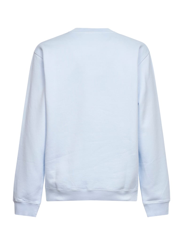 light blue organic cotton fleece sweatshirt by Selfnex
