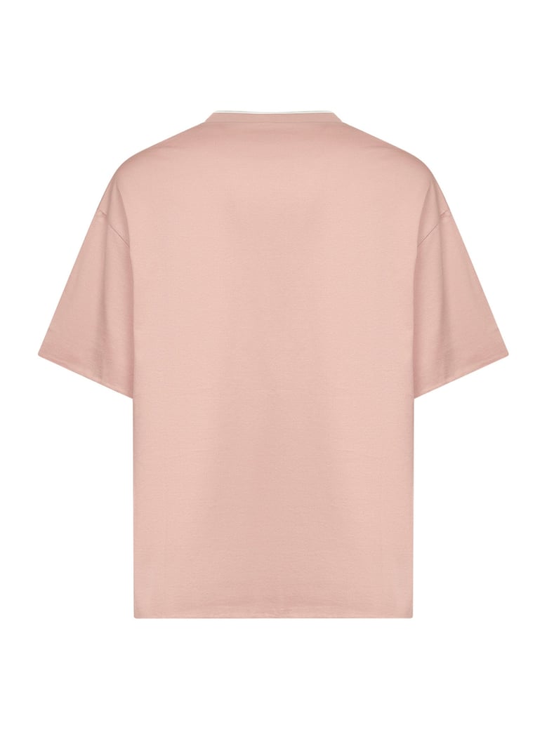 two-tone compact jersey reversible t-shirt by Selfnex