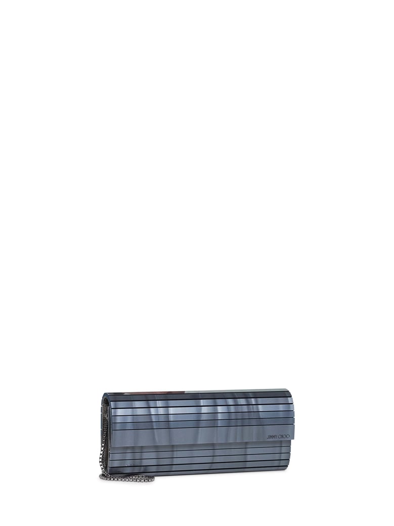 grey mother-of-pearl sweetie shoulder bag by Selfnex