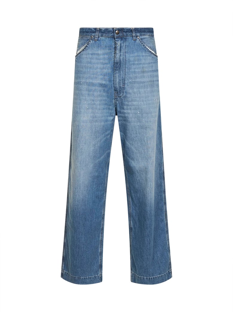wide-leg jeans light blue by Selfnex