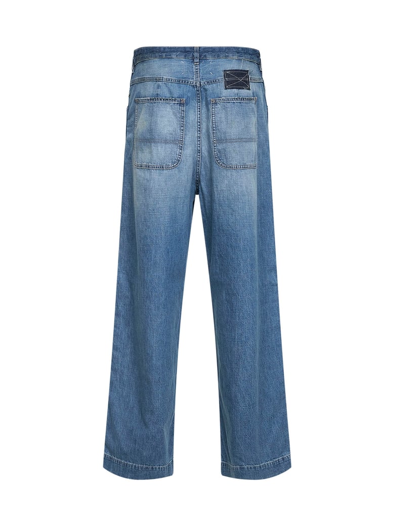 wide-leg jeans light blue by Selfnex