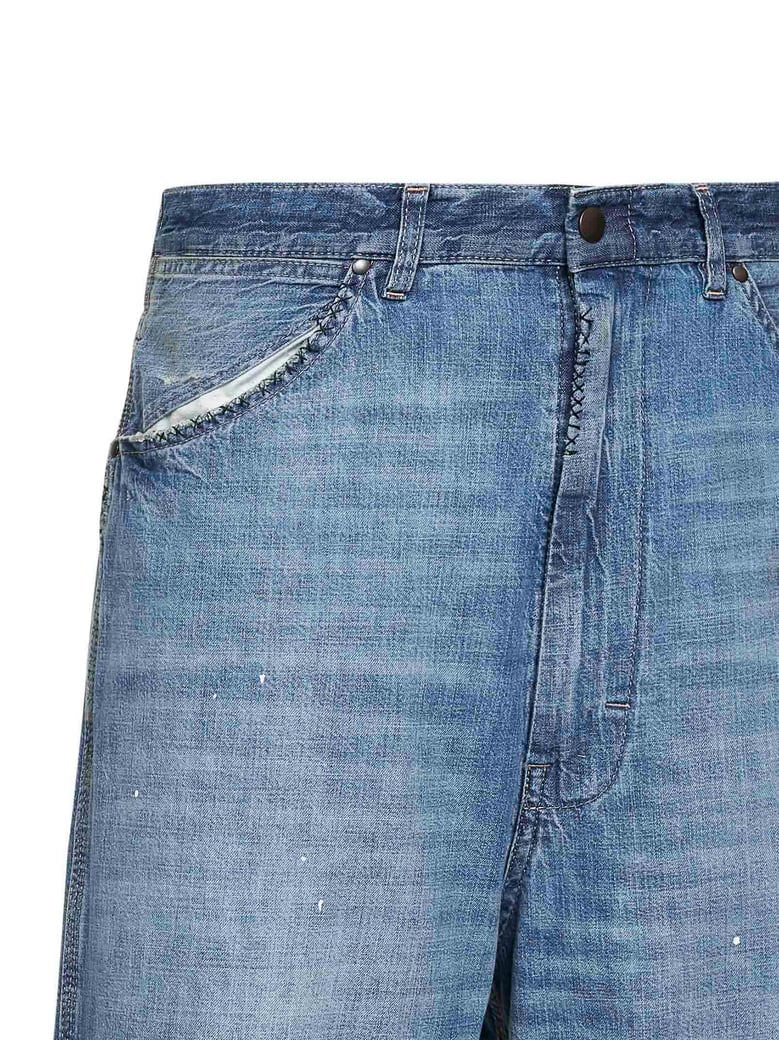 wide-leg jeans light blue by Selfnex