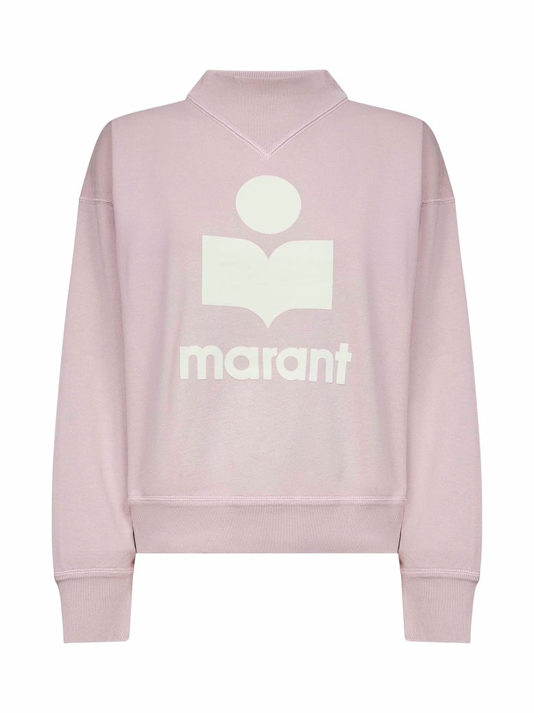pink moby logo sweatshirt by Selfnex