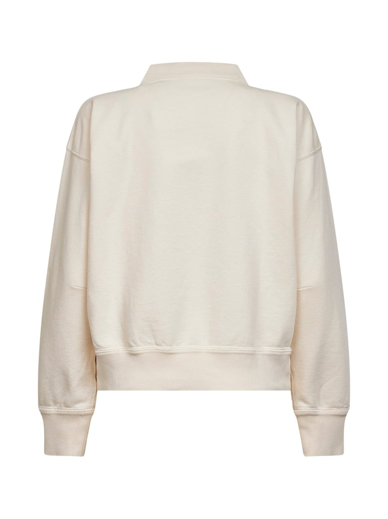 moby logo sweatshirt in ecru by Selfnex