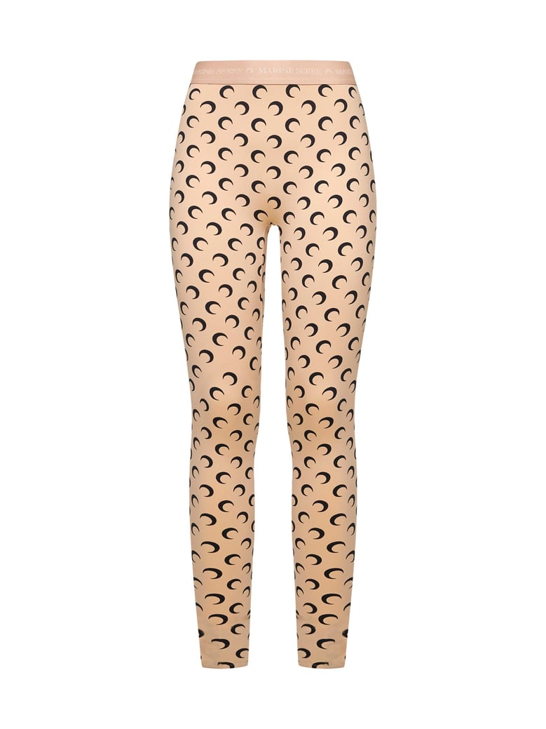 leggings crescent moon lycra beige by Selfnex
