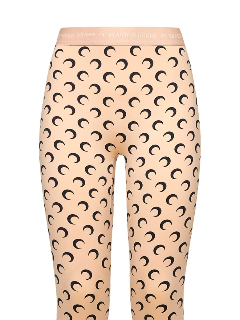 leggings crescent moon lycra beige by Selfnex