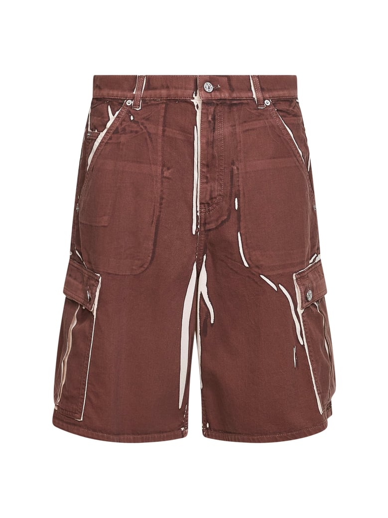 bermuda shorts brown denim by Selfnex