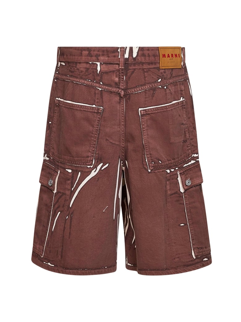 bermuda shorts brown denim by Selfnex