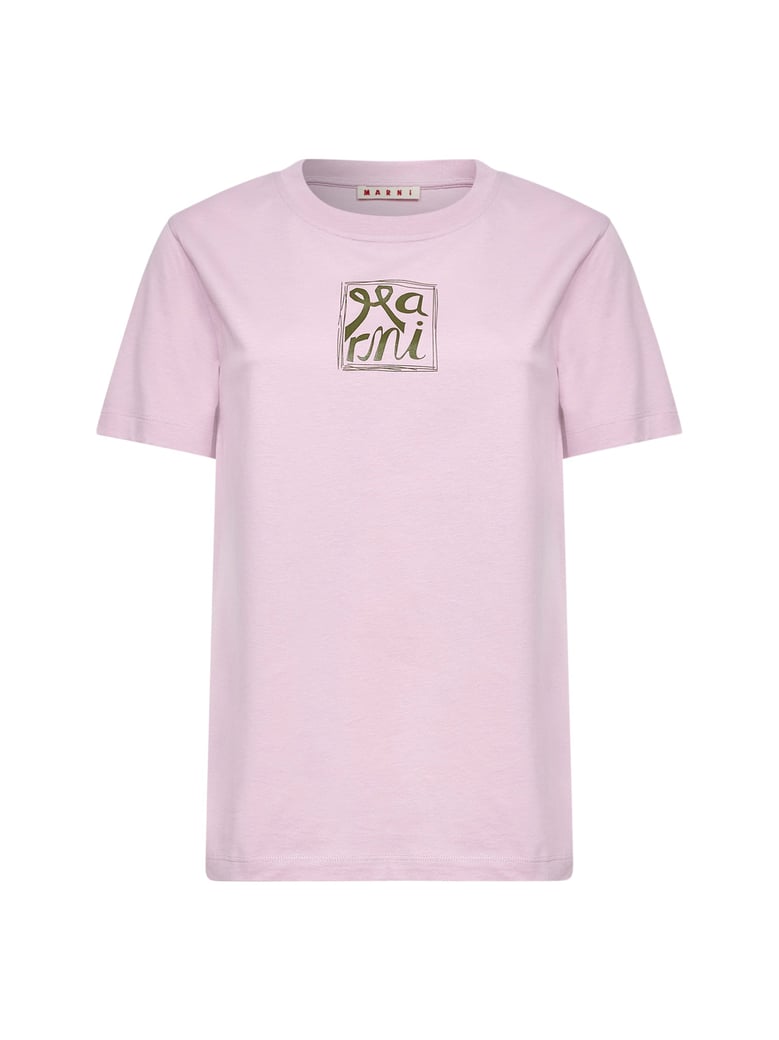 quartz cotton frame logo t-shirt by Selfnex