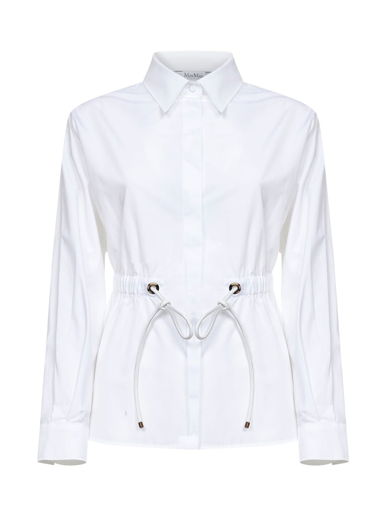shirt mxmtazzina white cotton poplin by Selfnex