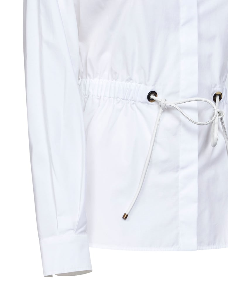 shirt mxmtazzina white cotton poplin by Selfnex