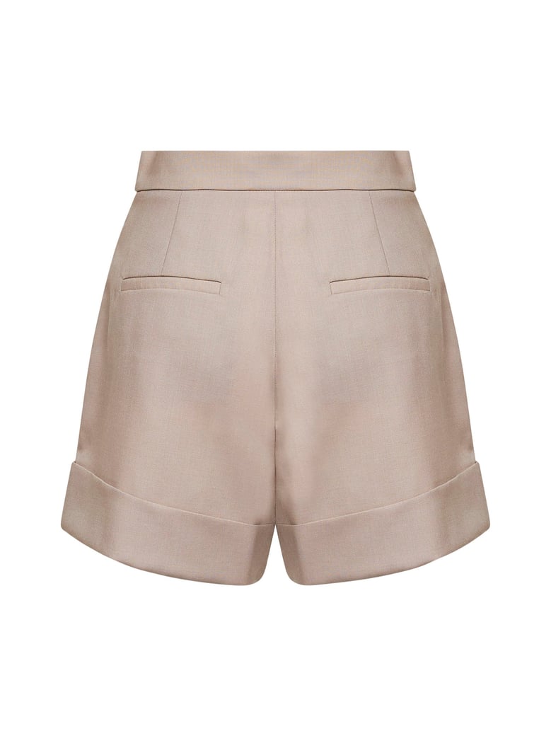 light beige canvas shorts by Selfnex