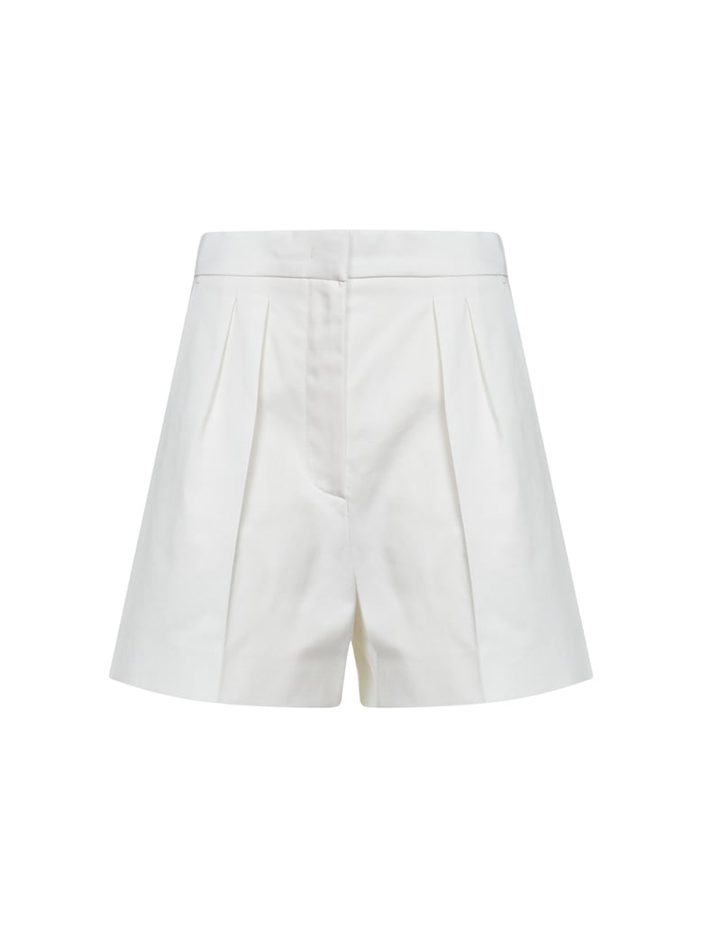 shorts mxmtabacco white cotton-satin by Selfnex