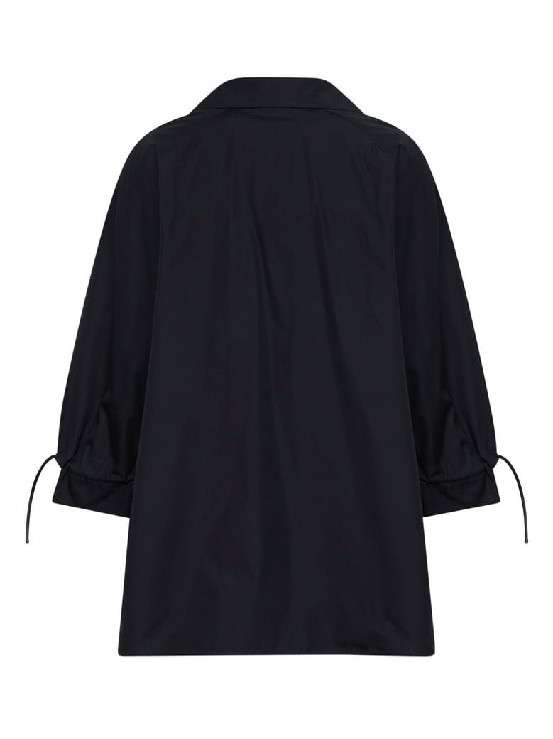 blouse mxmadorni black cotton poplin by Selfnex