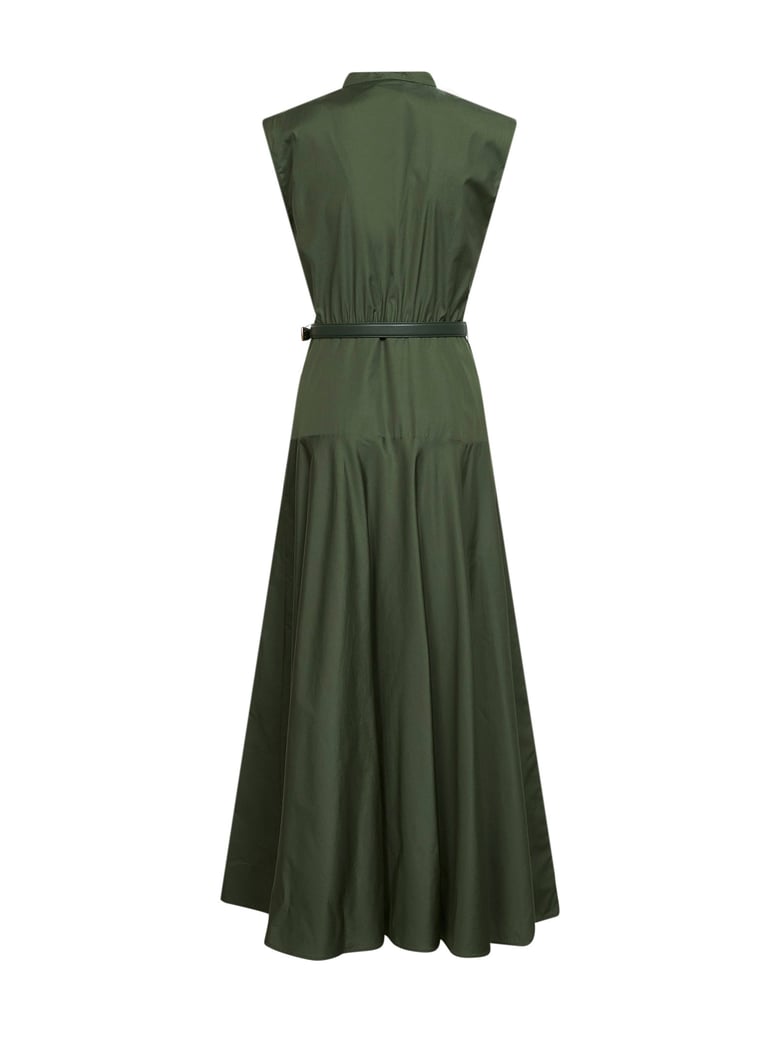 dress mstgesto poplin khaki by Selfnex