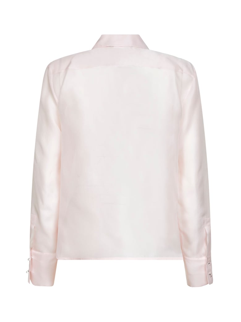 shirt mseagi pink silk organza by Selfnex
