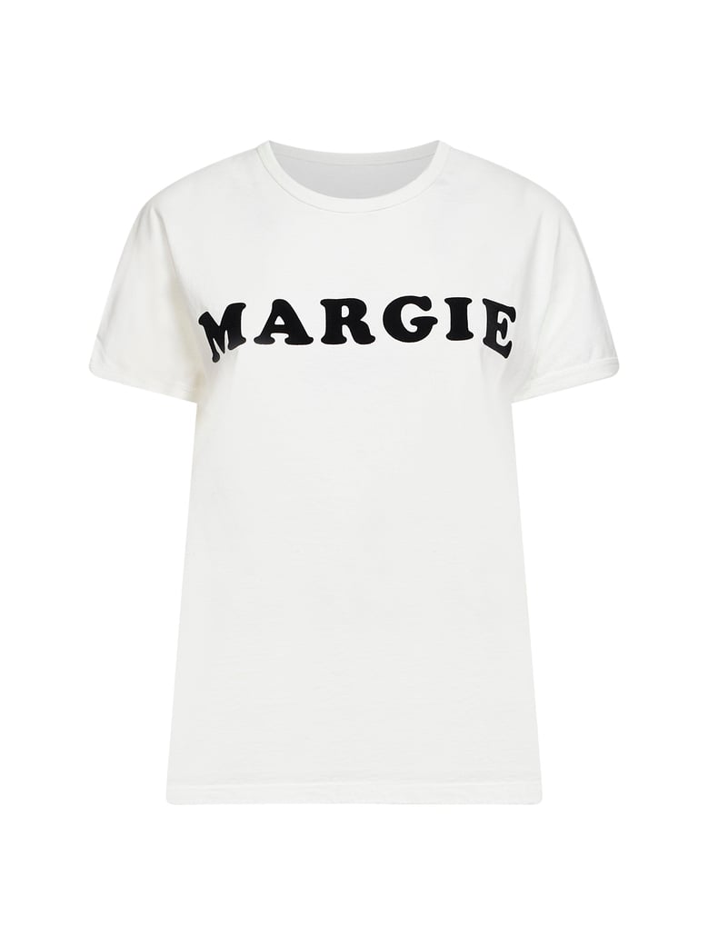 t-shirt margie print white by Selfnex