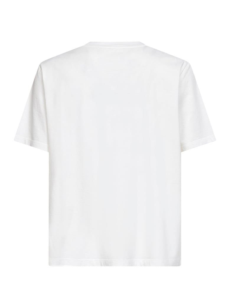 t-shirt white cotton jersey by Selfnex