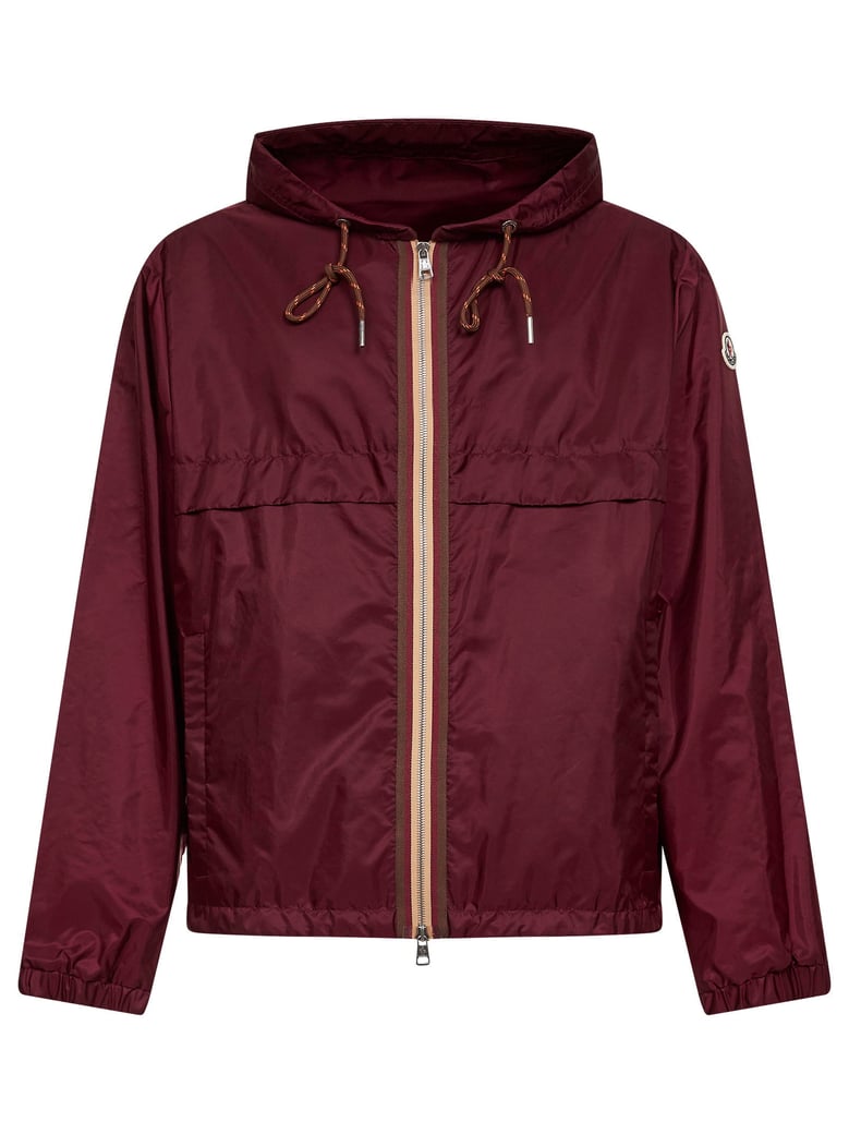 hooded jacket nidge burgundy by Selfnex