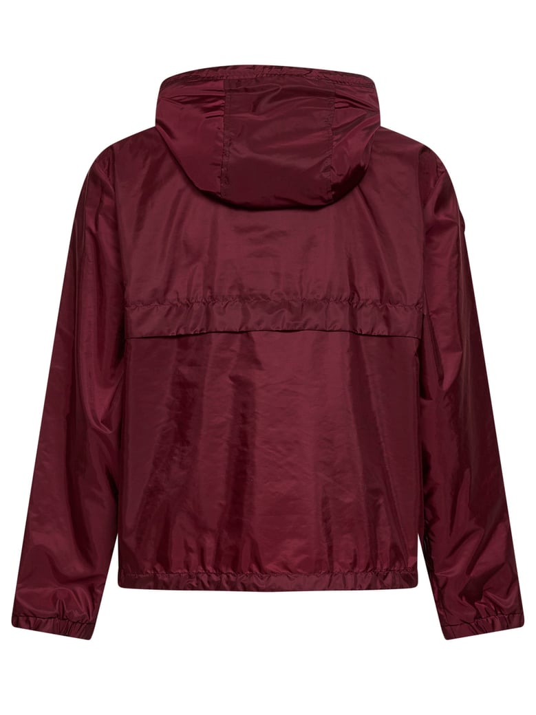 hooded jacket nidge burgundy by Selfnex