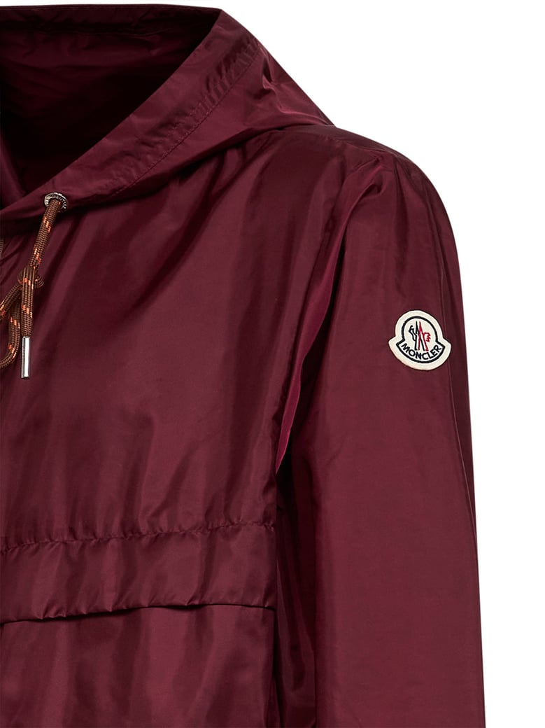hooded jacket nidge burgundy by Selfnex