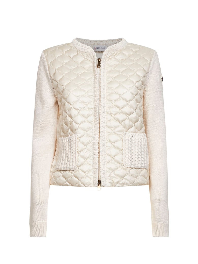 cardigan quilted padded ivory by Selfnex