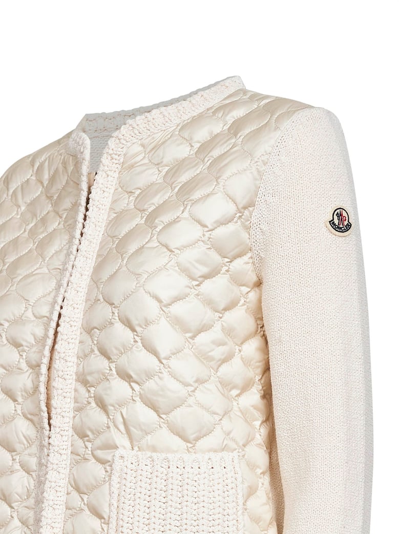 cardigan quilted padded ivory by Selfnex