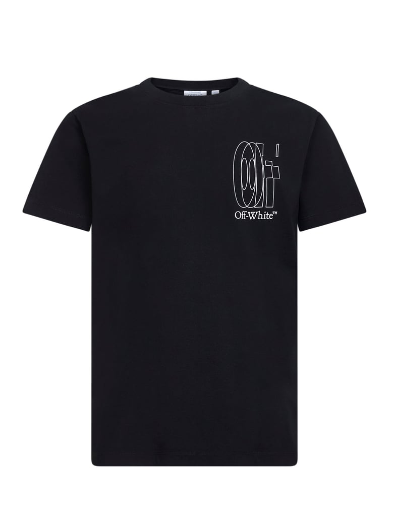t-shirt slim-fit printed black by Selfnex
